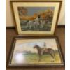 Image 1 : Horse & Rider & Dogs Needlepoint 16 x 12