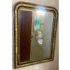 Image 2 : Large Antique Decorative Wall Mirror w/ Gold Gilt Tray 29T