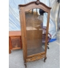 Image 1 : Antique Wooden Cabinet With Glass Door