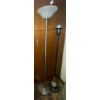 Image 1 : 6 ft Brushed Nickle Floor Lamp w/ 5x8 Area Rug & More