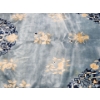 Image 5 : 12ft x 9ft Large Area Rug in Baby Blues, Navy and Cream. Some Minor Defects