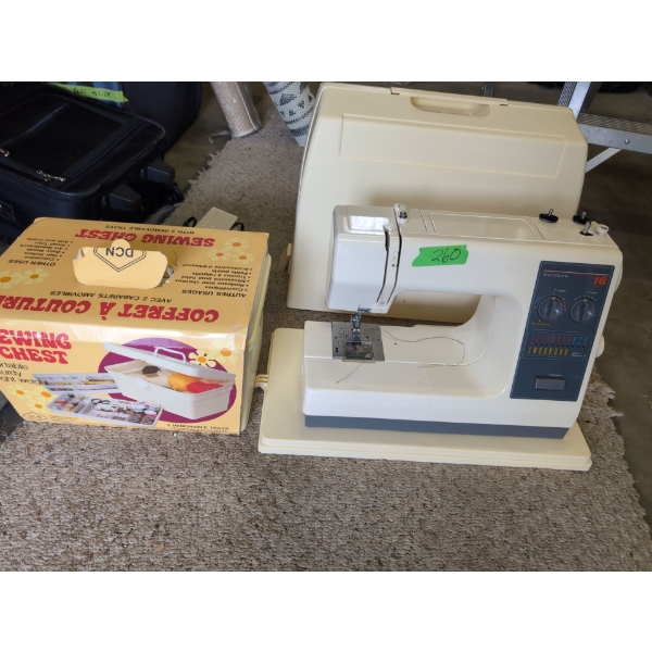 Kenmore Sewing Machine & Chest