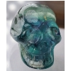 Image 2 : Carved Skull Green Tourmaline (56.4 ct, 25×17.5×16.5 mm)