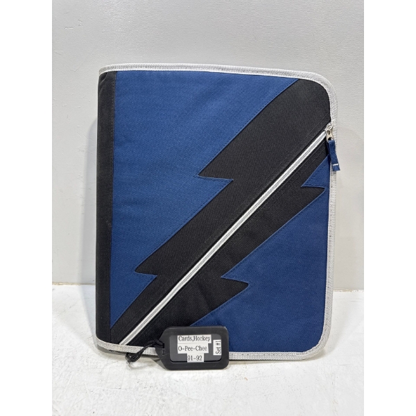 Binder of O-Pee-Chee 91-92 Hockey Cards