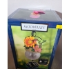 Image 2 : Garden Decor: Solar Lantern w/ Flowers, Hummingbird Feeder, Mosaic Ball on Stand (All New)
