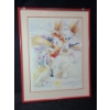 Image 1 : "A Polar Bear's Dream", Artist: Wendy Tosoff, 28/500,Offset Lithograph Framed Under Glass 29 X 37.5 