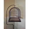 Image 2 : Black & Bold Vintage Decor - 5 ft Standing Bird Cage Plant Stand & More