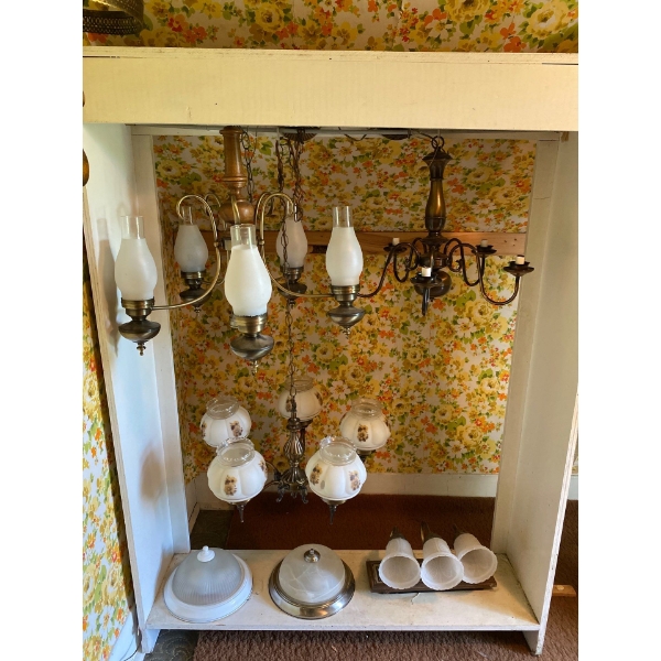 Collection of Chandeliers, Ceiling, and Wall Mounted Light Fixtures