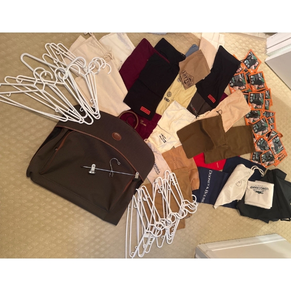 Assorted Garment Bags Shoe Bags Storage Organizers Insta-Color Packs & More