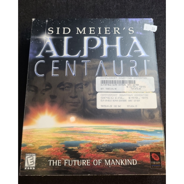 Alpha Centauri PC CD-ROM Game 