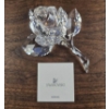 Image 1 : Swarovski Crystal Rose with Faceted Petals and Stem