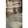 Image 1 : 21 Clear Glass Mason Jars