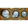 Image 5 : Large Collection of Collectors Plates in Wood Frames plus Extra Frame