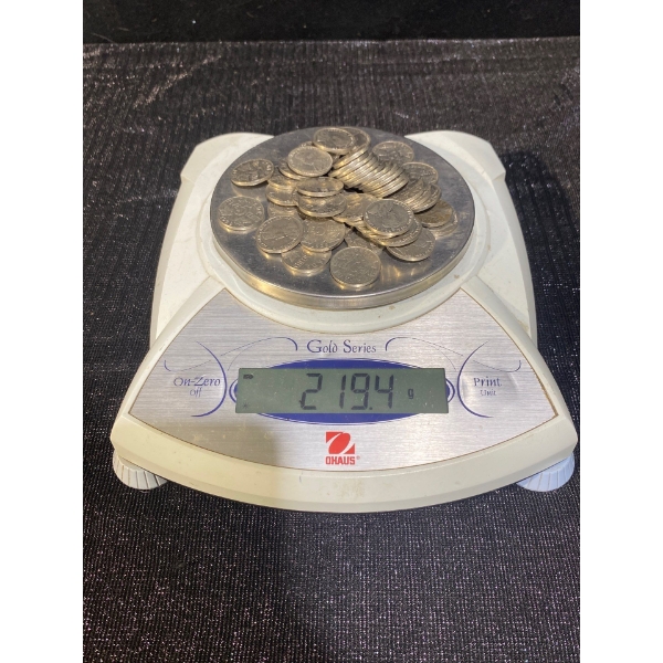 Canadian Silver Nickels 219.4 Grams