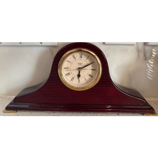 Birks Mahogany Mantle Clock 12L