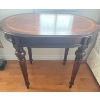 Image 5 : Antique Regency Demi Lune Mahogany Console Table 