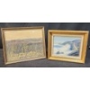 Image 1 : Artist Signed Original Art Pieces from 1934 and 1975, Framed