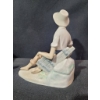 Image 3 : Porcelain Figurine of Seated Young man by Casades Spain