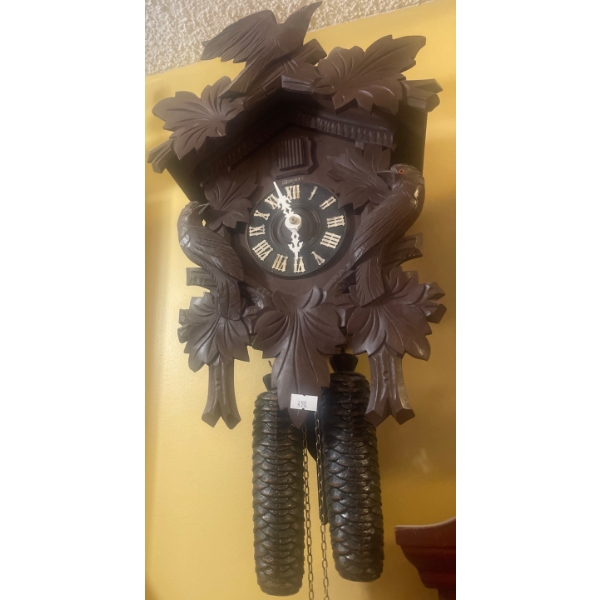 1950s Circa Cuckoo Clock 22T Made in W. Germany