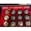 2010-2021 $15 Lunar Lotus - Sterling Silver 12 Coin Set High Value