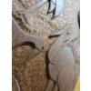 Image 5 : Wooden Carved Bird Wall Hanging Panel Decor Piece 2" X 10" X 48"