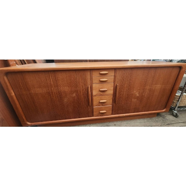 Mid-Century Modern Teak Long Boy Dresser by Dyrlund