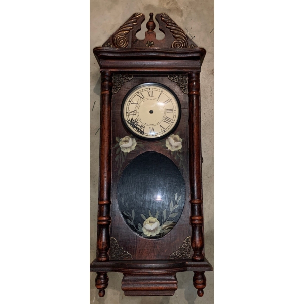 Pair of Clocks (Needs Repair) 25 L, 10 W, 4 D