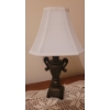Image 2 : Wooden 4-Drawer Standing Dresser by Hilworth Furniture with Decorative Table Lamp