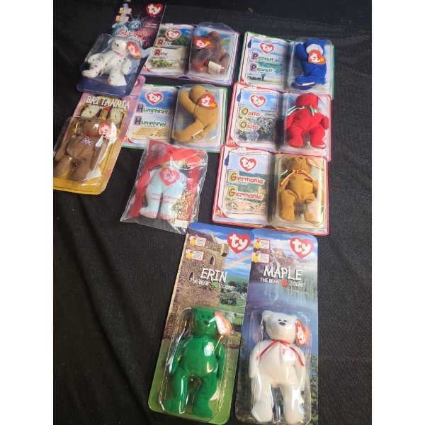 McDonald's Happy Meal Beanie Babies Unopened- Various 1998-2004, Names and Release Dates in Details