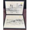 Set of 2 Framed Prints by Stephen Pisak
