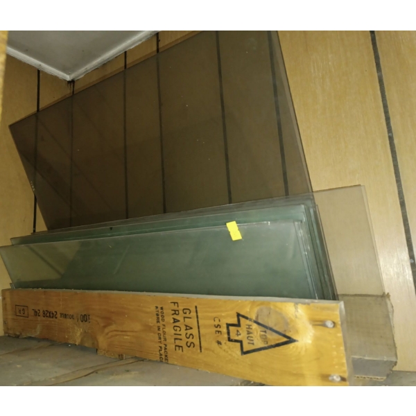 Set of Various Glass Panes 