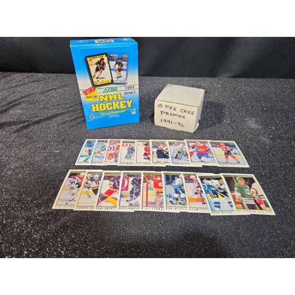 1991-92 O-Pee-Chee Premier Cards, Score NHL Hockey 1991 Series 2 