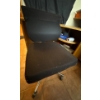 Image 2 : Wooden Desk (68W, 32D, 28T) w/ Mystery Sewing Contents 
