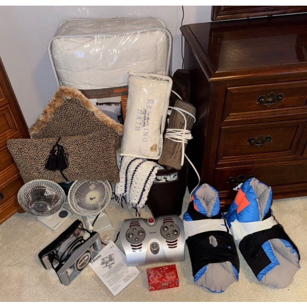 Massive Self Care Lot - Personal Massager Brand New Full/Queen Feather Down Duvet