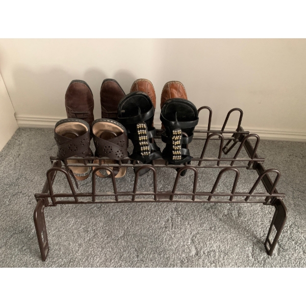 Ladies Footwear Collection w/ Shoe Rack Size 8