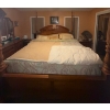 Image 2 : Stunning Vintage Oak Four Poster Bed 