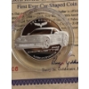 Corvette Silver Coin, One Dollar, Car-Shaped