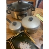 Image 2 : Comprehensive Kitchenware Set with Crock-Pot, Pots,Vintage Utensils, and More