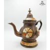 Image 1 : Vintage Moroccan Decorative Teapot Crafted From Brass 10''INCHES HEIGHT.