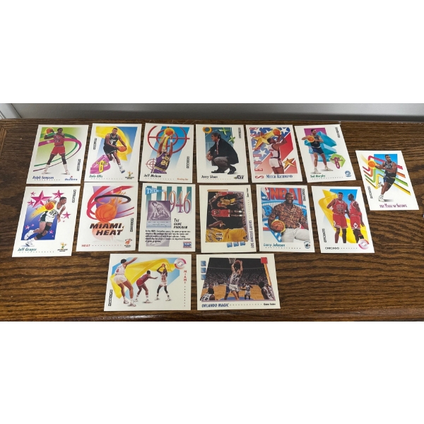 Fleer 1991 Blazers Basketball Trading Card Assortment