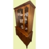 Image 2 : White Oak China Hutch 48x17x67 **Contents Not Included**