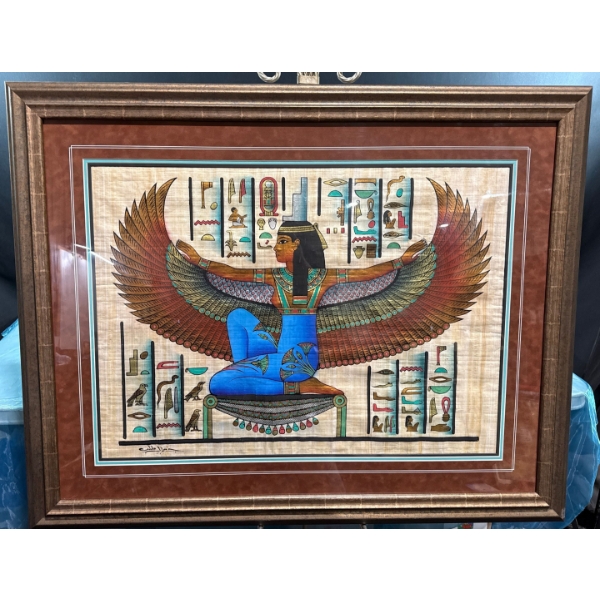 Goddess Isis Goddess of All Gods and Mother of the God Horus reproduction  32Wx24H