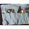 Image 10 : Horn Handled Carving Sets w/ Storage Boxes, Collector Spoons, Assorted Cutlery: 1847 Rogers Bros. 