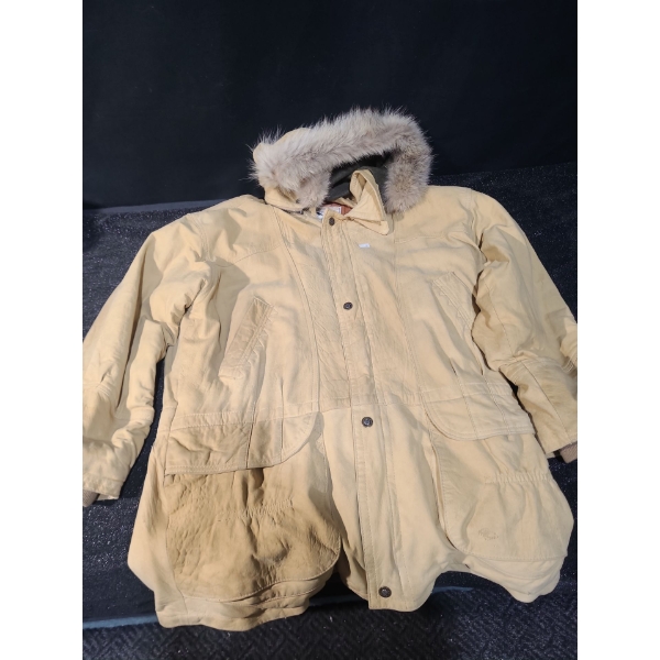 M.Julian Adventures Coat w/ Fur Collar, Size 40