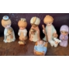 Image 1 : 'Sanmyro' Children Porcelain Nativity Scene (Damage on One; See Image)  