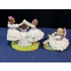 Image 3 : Meissen Dresden Floral China Figurines (CANNOT SHIP)
