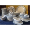 Image 1 : Minton Bone China Dishware Set w/Gravy Boat & Serving Bowls +Platters