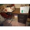 Image 1 : Vintage Desk w/ Chair, Desk and Chair ONLY Contents NOT Incl. 