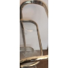 Image 4 : Brass Bar Cart w/ 2 Glass Shelves 30 W, 16 D, 32 T 
