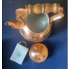 Image 6 : Copper Kettle/ Tea Pot, Three Fish Baking Pans & Owl Wall Hanging Framed